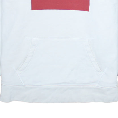 Mens UK Size L Levi's White Pullover Hoodie