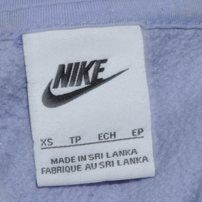 Womens UK Size XS Nike Blue Pullover Hoodie