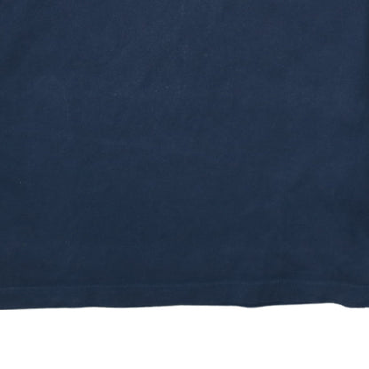 Carhartt Men's Navy Blue Relaxed Fit Long Sleeve Cotton T-Shirt Size M