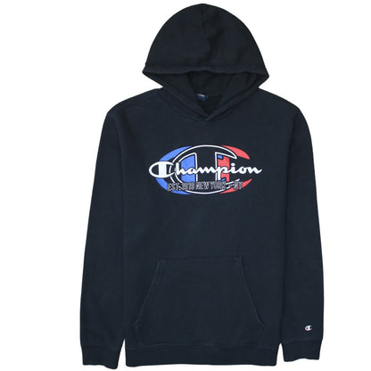 Mens UK Size XL Champion Black Pullover Hoodie
