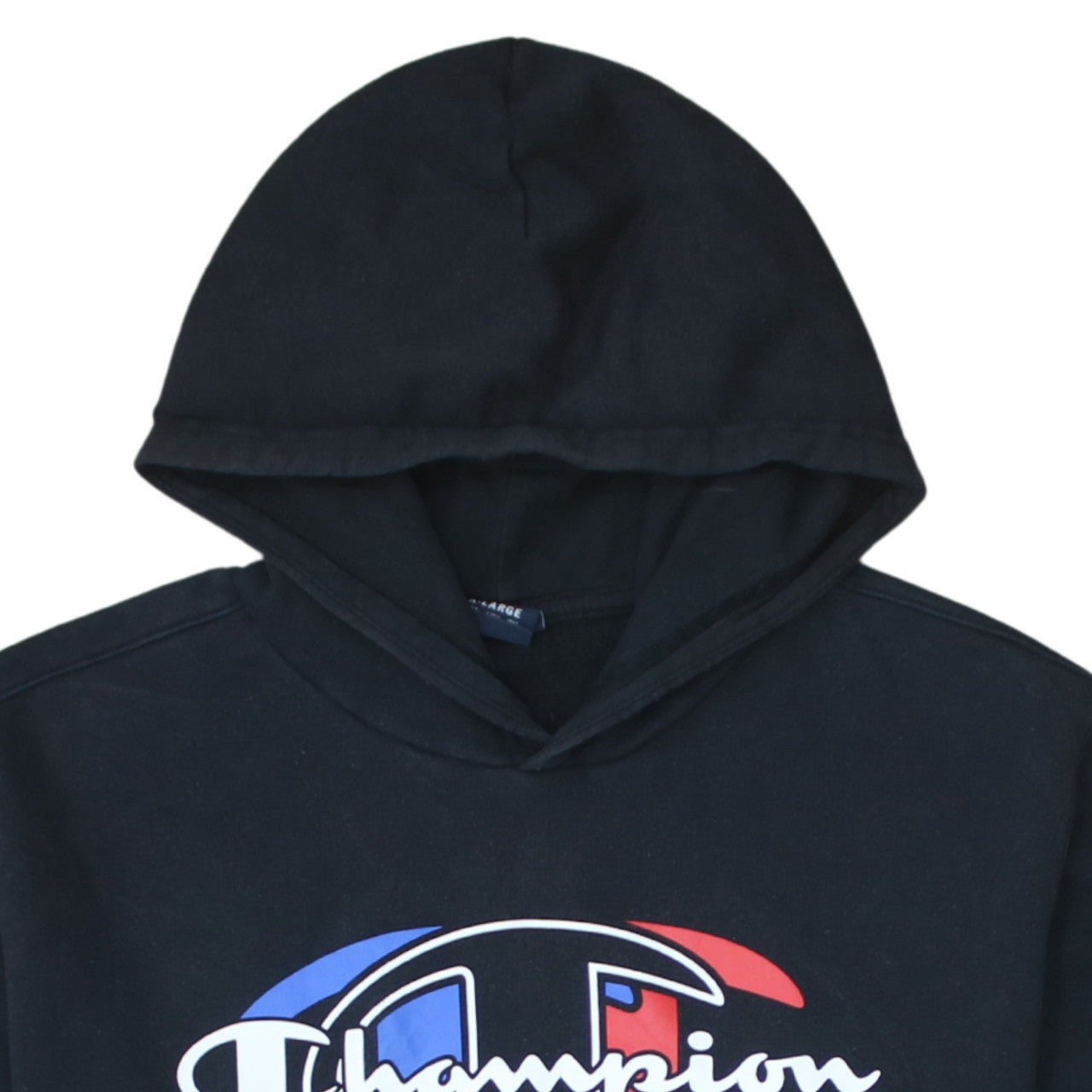Mens UK Size XL Champion Black Pullover Hoodie