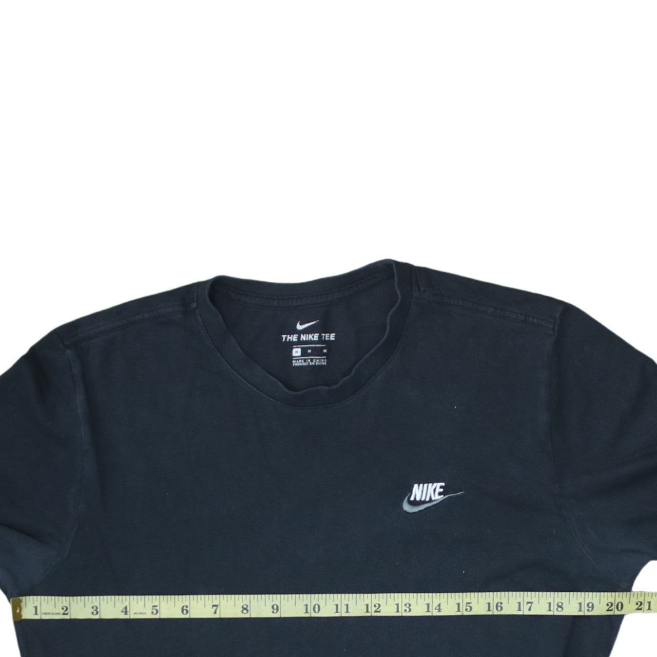 Nike Men's Black Crew Neck Short Sleeve Cotton T-Shirt M