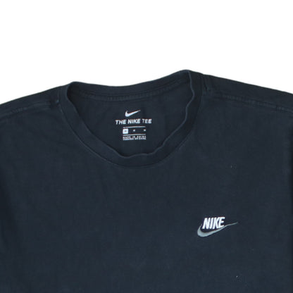 Nike Men's Black Crew Neck Short Sleeve Cotton T-Shirt M
