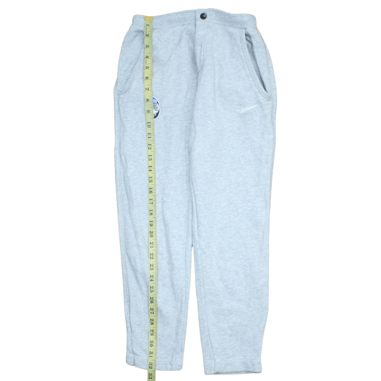 Boys UK Size 12-13 Years Nike Regular Fit Sweatpants Grey Trousers