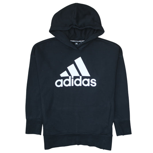 Womens UK Size M adidas Black Pullover Hoodie