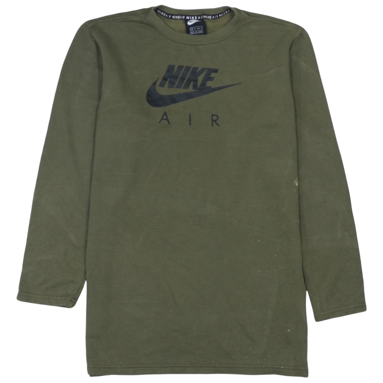 Mens UK Size XS Nike Green Pullover Sweatshirt