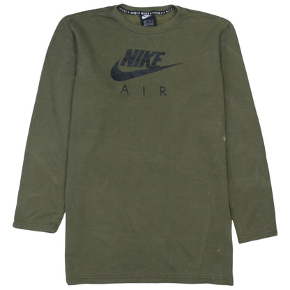 Mens UK Size XS Nike Green Pullover Sweatshirt