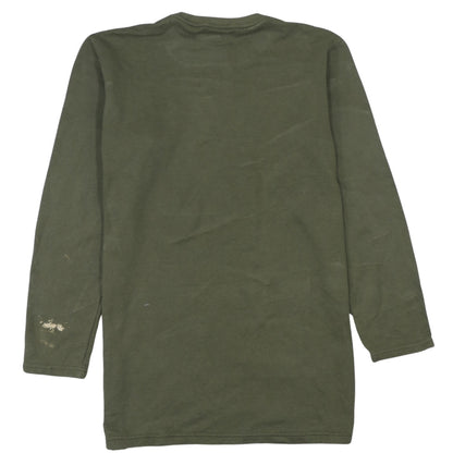 Mens UK Size XS Nike Green Pullover Sweatshirt