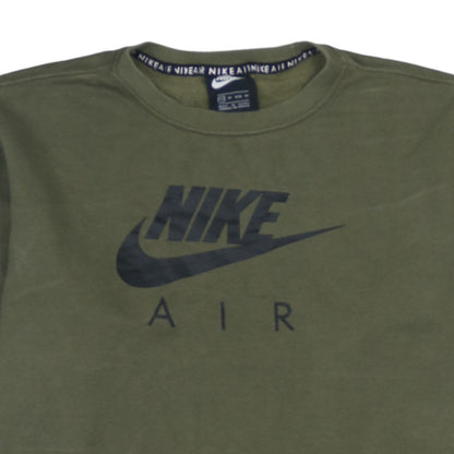Mens UK Size XS Nike Green Pullover Sweatshirt