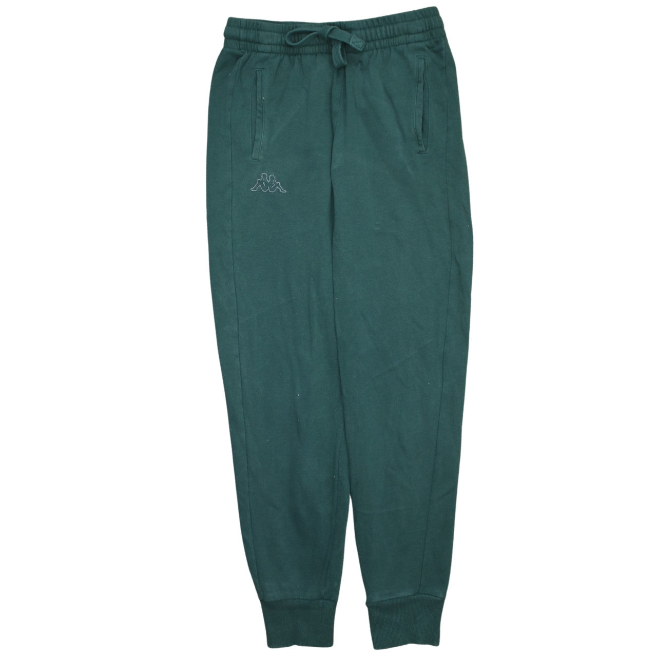 Mens UK Size S Kappa Regular Fit Jogger Green Trousers