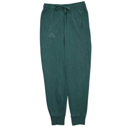 Mens UK Size S Kappa Regular Fit Jogger Green Trousers
