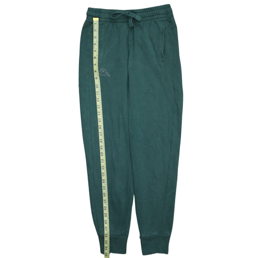 Mens UK Size S Kappa Regular Fit Jogger Green Trousers