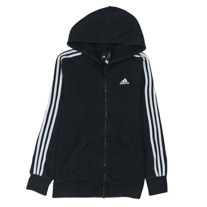 Mens UK Size S adidas Black Full Zip Hoodie