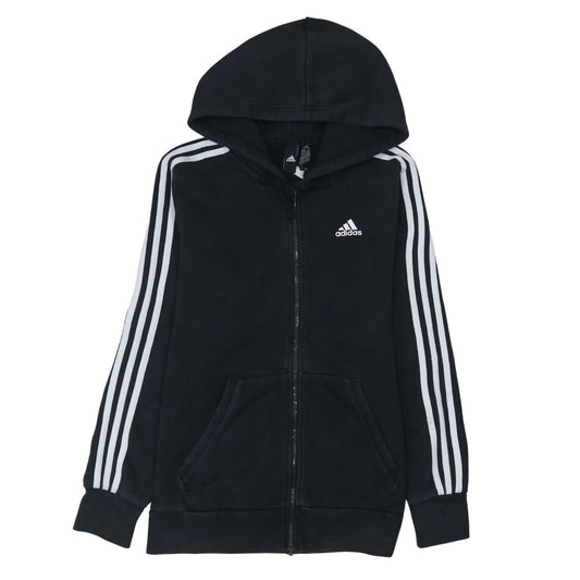 Mens UK Size S adidas Black Full Zip Hoodie
