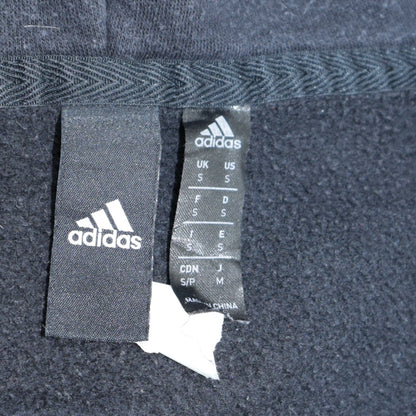 Mens UK Size S adidas Black Full Zip Hoodie