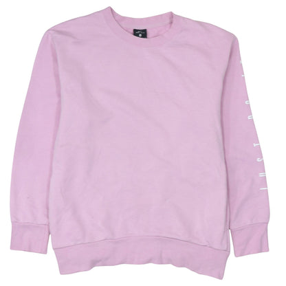 Womens UK Size M Nike Pink Pullover Sweatshirt