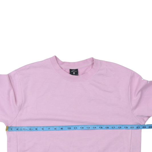Womens UK Size M Nike Pink Pullover Sweatshirt