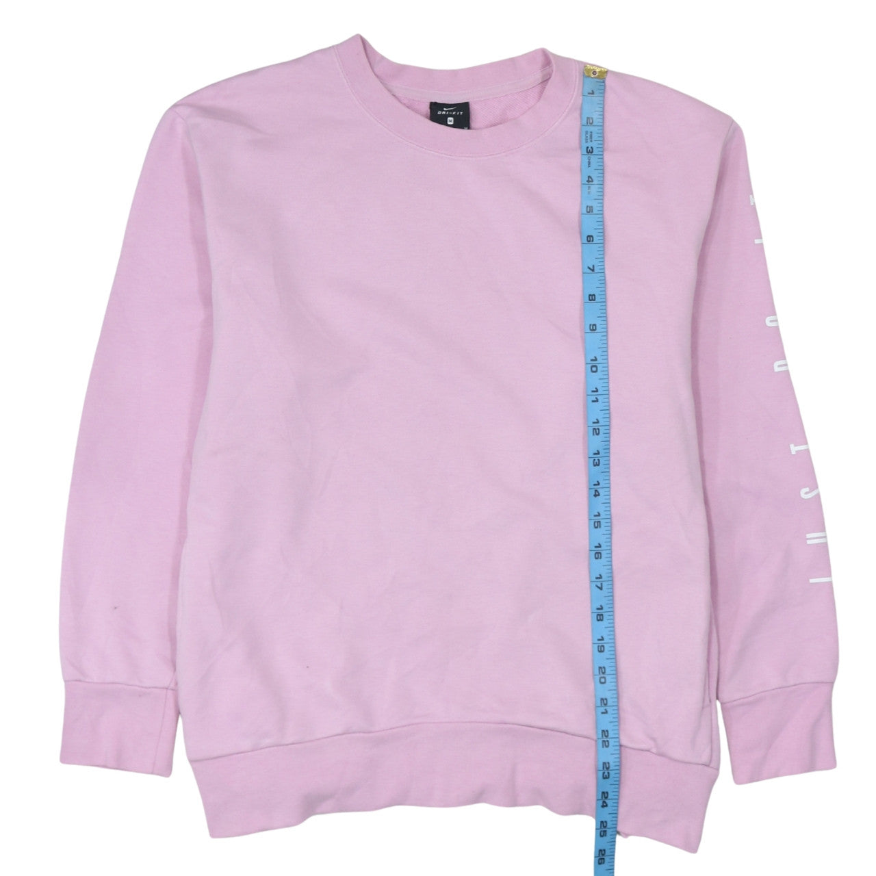 Womens UK Size M Nike Pink Pullover Sweatshirt