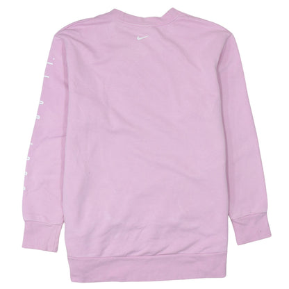 Womens UK Size M Nike Pink Pullover Sweatshirt
