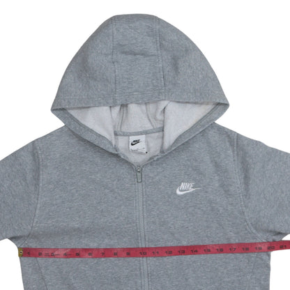 Boys UK Size XL Nike Grey Full Zip Hoodie
