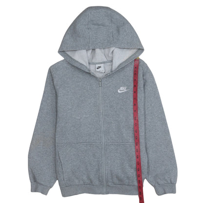 Boys UK Size XL Nike Grey Full Zip Hoodie