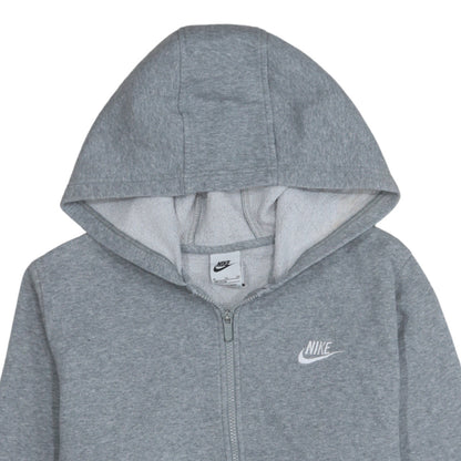 Boys UK Size XL Nike Grey Full Zip Hoodie