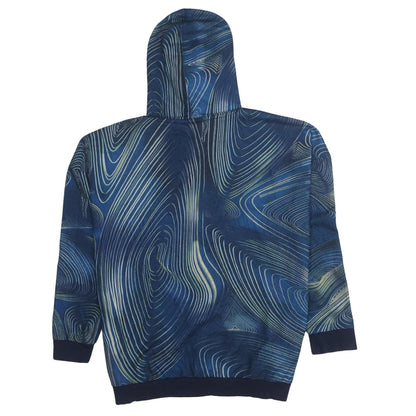 Womens UK Size 16 adidas Blue Pullover Hoodie