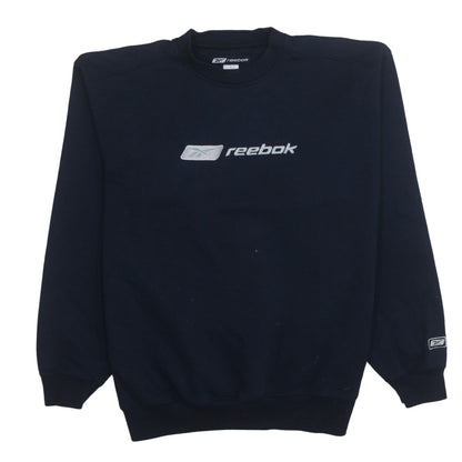 Mens UK Size S Reebok Blue Pullover Sweatshirt