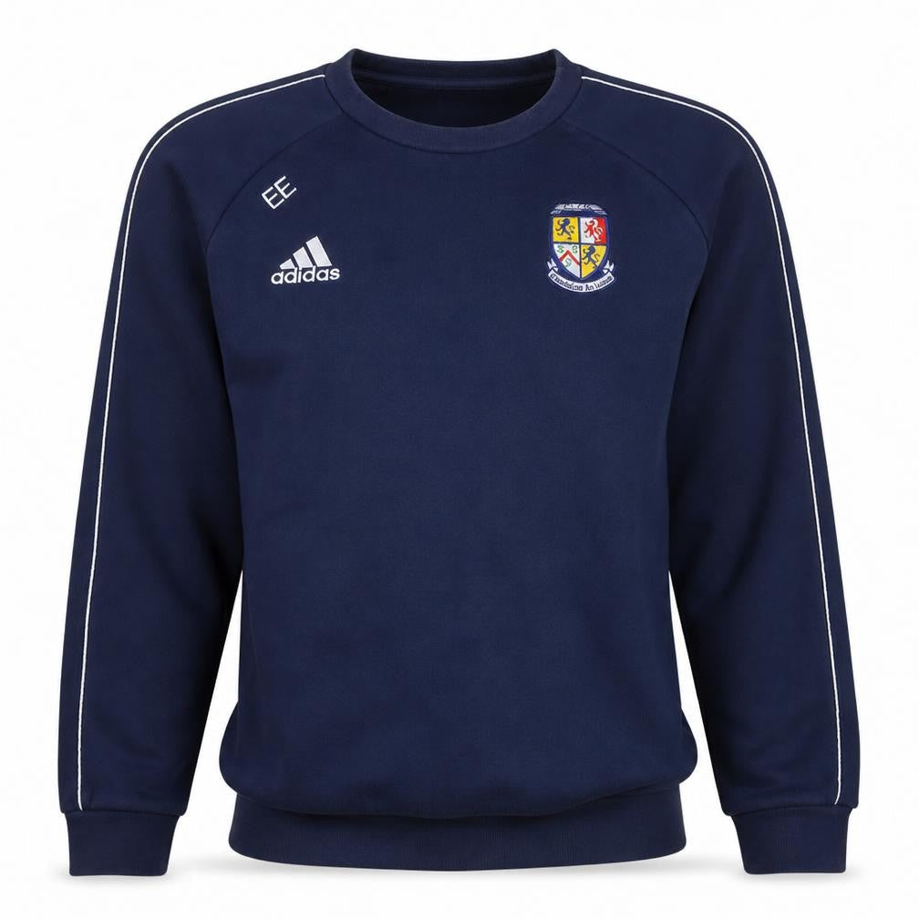 Mens UK Size S adidas Blue Pullover Sweatshirt