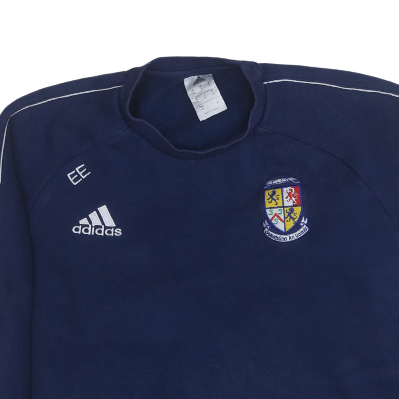 Mens UK Size S adidas Blue Pullover Sweatshirt