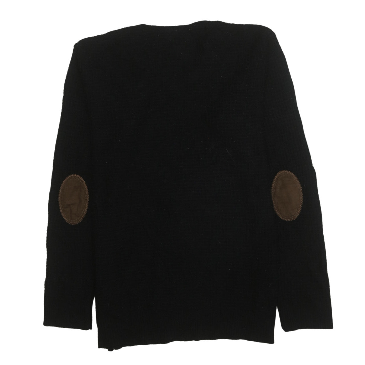 U.S. Polo Assn. Men's Black Wool V-Neck Jumper Medium