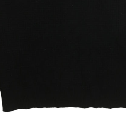 U.S. Polo Assn. Men's Black Wool V-Neck Jumper Medium