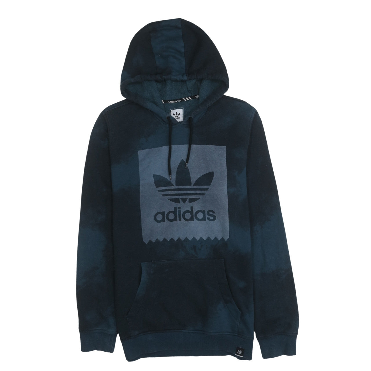 Mens UK Size M adidas Blue Pullover Hoodie