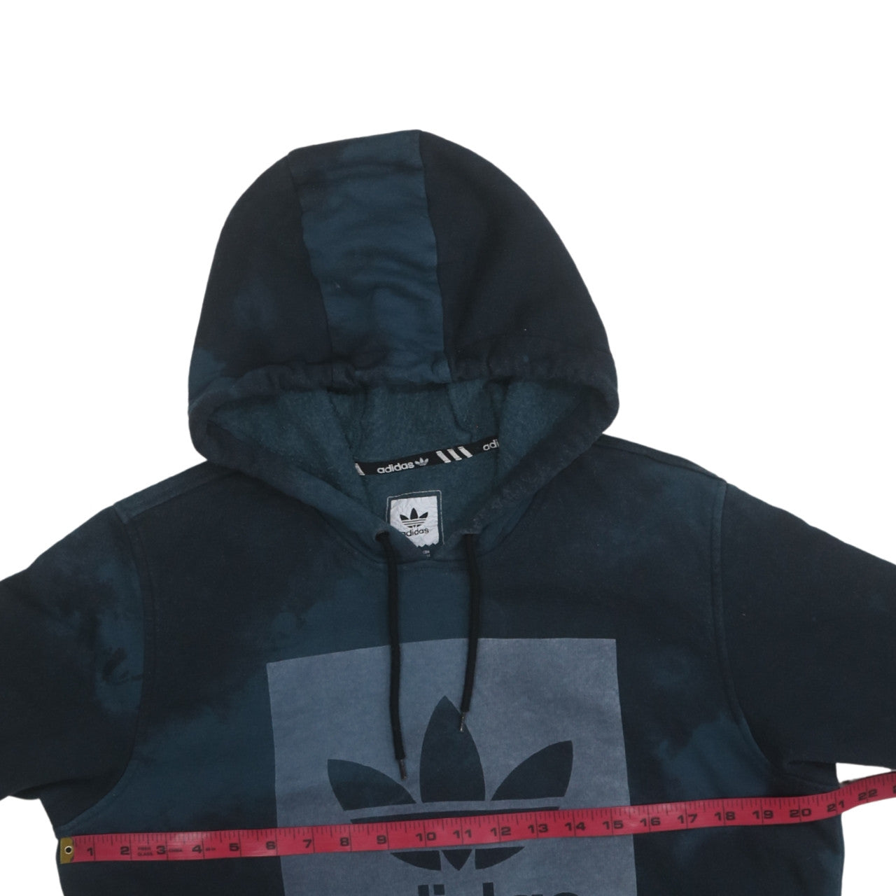 Mens UK Size M adidas Blue Pullover Hoodie