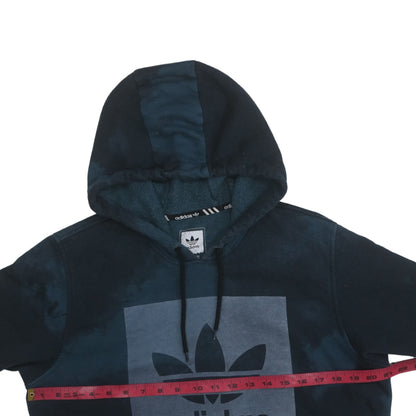 Mens UK Size M adidas Blue Pullover Hoodie