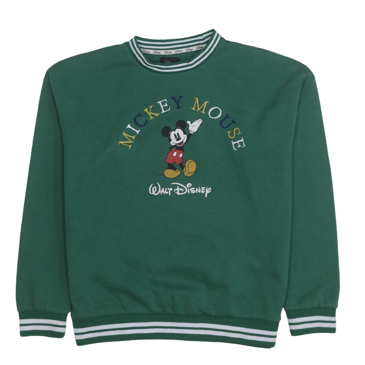 Womens UK Size 2XS Disney Green Pullover Sweatshirt