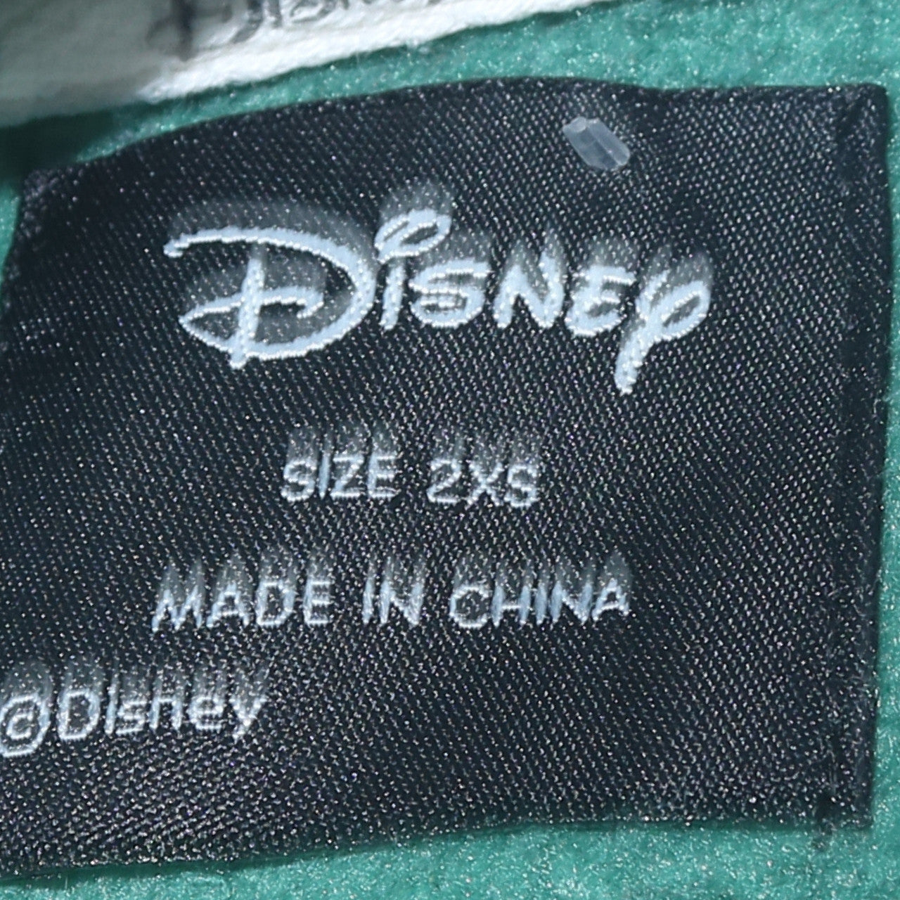 Womens UK Size 2XS Disney Green Pullover Sweatshirt