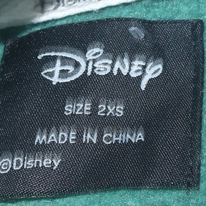 Womens UK Size 2XS Disney Green Pullover Sweatshirt