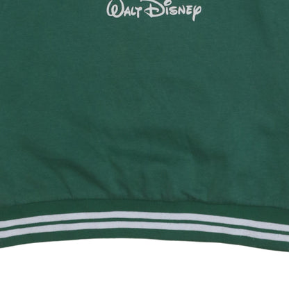 Womens UK Size 2XS Disney Green Pullover Sweatshirt