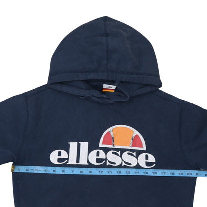 Mens UK Size S ellesse Blue Pullover Hoodie