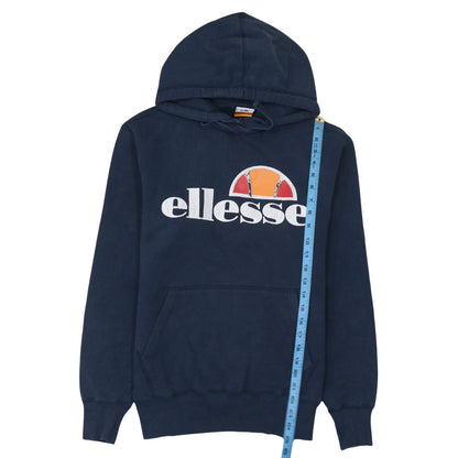 Mens UK Size S ellesse Blue Pullover Hoodie