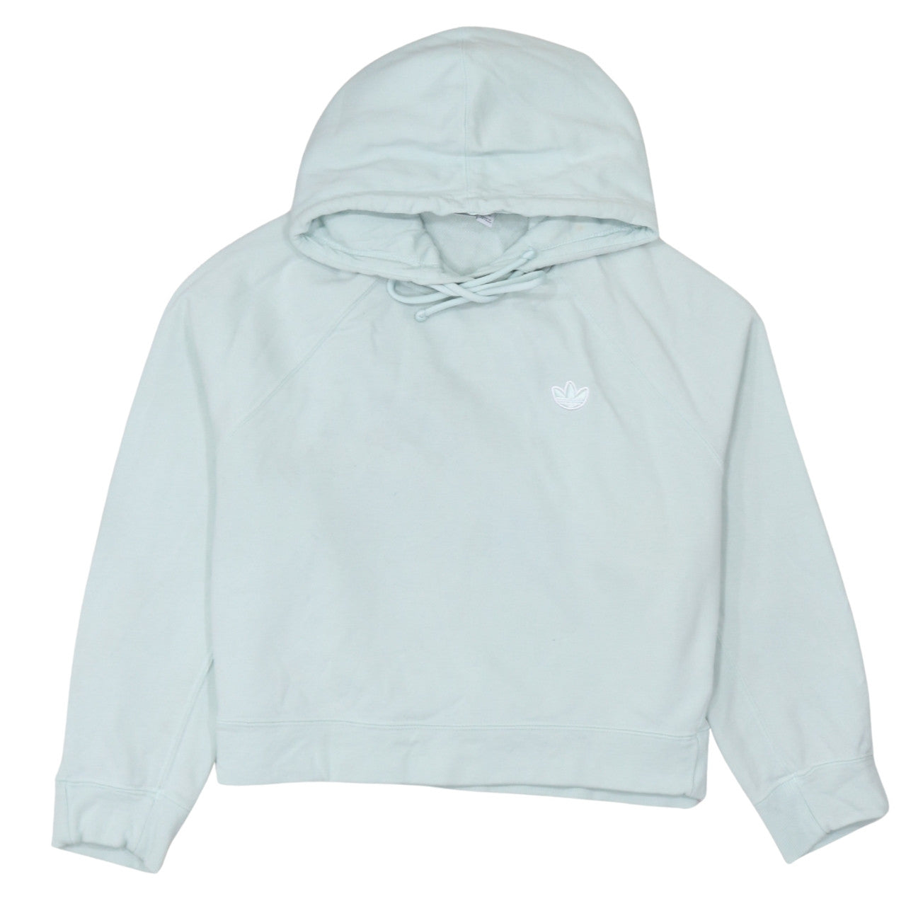 Womens UK Size 8 adidas Green Pullover Hoodie