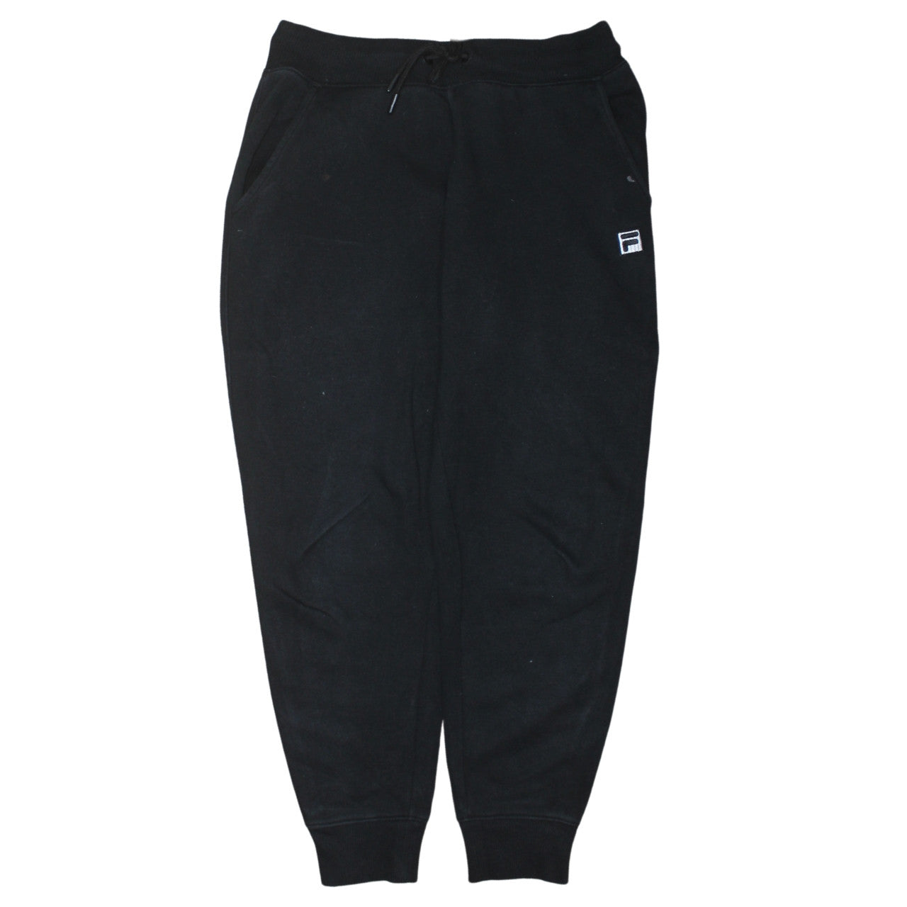 Womens UK Size S FILA Regular Fit Jogger Black Trousers