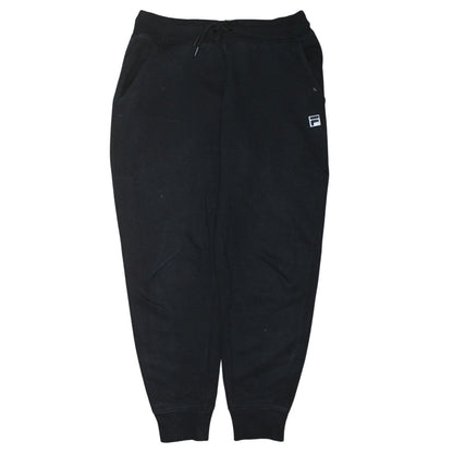 Womens UK Size S FILA Regular Fit Jogger Black Trousers