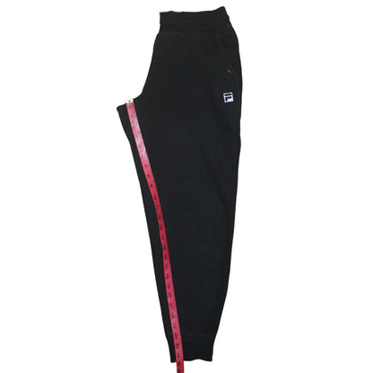 Womens UK Size S FILA Regular Fit Jogger Black Trousers