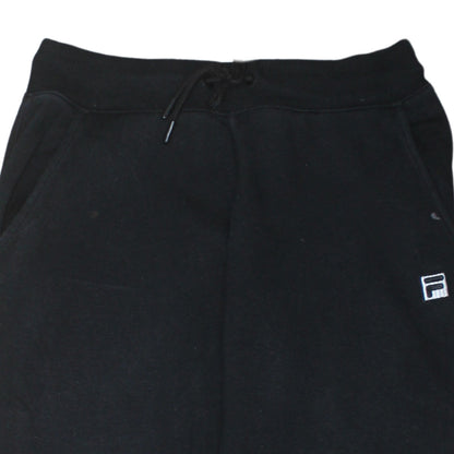 Womens UK Size S FILA Regular Fit Jogger Black Trousers