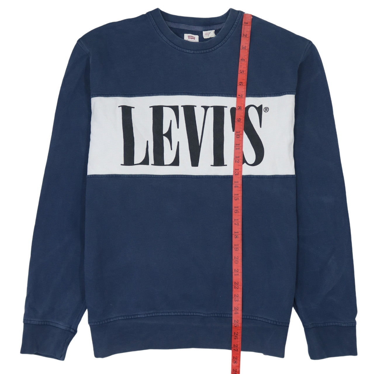 Mens UK Size L Levi's Blue Pullover Sweatshirt