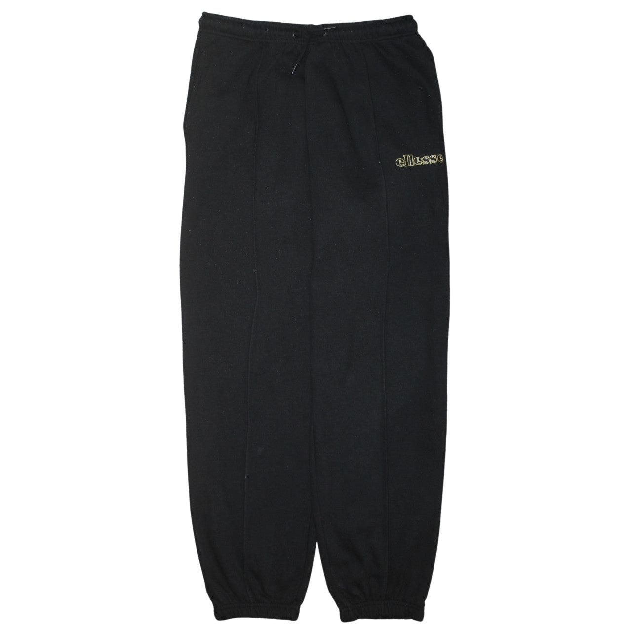 Mens UK Size L ellesse Regular Fit Sweatpants Black Trousers