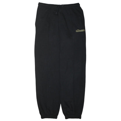 Mens UK Size L ellesse Regular Fit Sweatpants Black Trousers