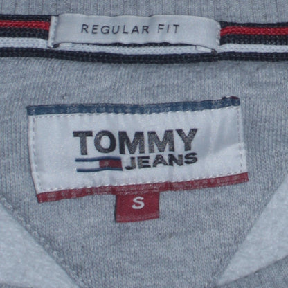 Mens UK Size S Tommy Jeans Grey Pullover Sweatshirt